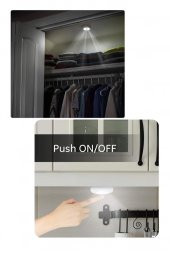 Panther PT-1114 Dolap İçi Lamba Kare Siyah - COB LED - 9