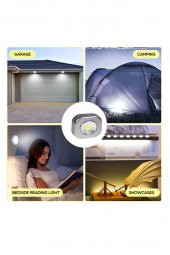 Panther PT-1114 Gri Dolap İçi Lamba - Beyaz Işık Cob Led Gece Aydınlatması - 5