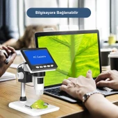 TriLine 1000X Dijital 1080P 4.3 inç LCD Ekranlı USB HD Mikroskop thumbnail 3