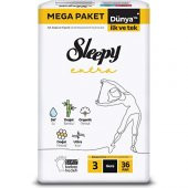 Sleepy Extra Mega Ped Gece 36lı - 2