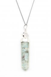 Larimar Doğal Taş Orgonit Kolye thumbnail 1