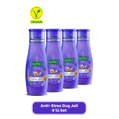 Komili Anti-Stres Vegan Duş Jeli 4lü Set - Egzotik Koku - 4 X 500 ML - 1