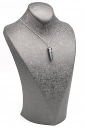 Shungite Doğal Taş Tel Sarmalı Kolye thumbnail 2