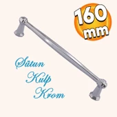Sütun Mobilya Mutfak Dolabı Çekmece Dolap Kapak Kulpu Düz Metal Kulp Kulbu Kulpu 160 Mm Krom - 1