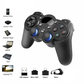 TriLine 2.4Ghz Android Telefon Kablosuz Oyun Kolu Gamepad PC TV Box PS3 - 5