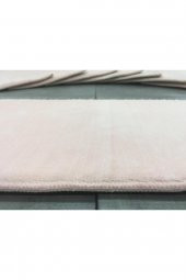 Comfort Pudra (5 Adet) Merdiven Halısı Pufidik Peluş Kaymaz Deri Tabanlı Basamak Paspası - 4