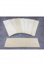 Comfort Vizon (1 ADET) Pufidik Peluş Merdiven Halısı Kaymaz Deri Tabanlı Basamak Paspası - 4