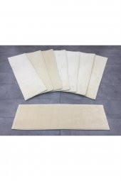 Comfort Vizon (5 Adet) Merdiven Halısı Pufidik Peluş Kaymaz Deri Tabanlı Basamak Paspası - 2