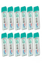 Kalem Ucu 2B 0,7 mm 12 Adet Mekanik Uçlu Otomatik Kurşun Kalem Ucu 2B 60mm x 0,7mm Siyah Mikro Uç Kısa - 2