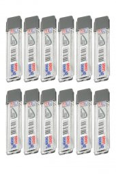 Kalem Ucu 2B 0,9 mm 12 Adet Mekanik Uçlu Otomatik Kurşun Kalem Ucu 2B 60mm x 0,9mm Siyah Mikro Uç Kısa - 2