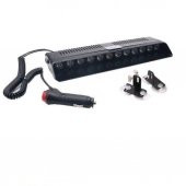 12 Ledli Cam Içi Çakar Vantuzlu Çakar Lamba Kırmızı-Beyaz-Mavi (527719254) - 2
