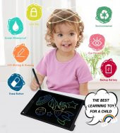 10 Inch, Kalemli LCD Dijital Çizim-Eğitim Yazı Tableti, Dijital Çizim Pedi-10 inç, Siyah - 2