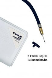 Carub BR2491105 150 PSI Basınçlı Hava Kompresörü Beyaz Mini Hava Pompası thumbnail 2