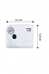 Carub BR2491105 150 PSI Basınçlı Hava Kompresörü Beyaz Mini Hava Pompası thumbnail 5