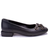 Dagoster DZA07-8243606 Siyah Klasik Topuklu Kadın Ayakkabı - 2