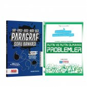 Evrensel İletişim Rutin ve Rutin Olmayan Problemler ve AKM Kitap Paragraf Soru Bankası Seti 2 Kitap - 1