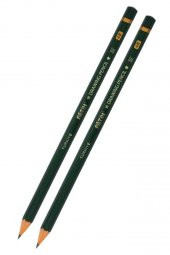 4B Resim Kalemi Dereceli Kalem 2 Adet Fatih Dereceli Resim Kalemi Yumuşak Uçlu Kurşun Kalem - 1