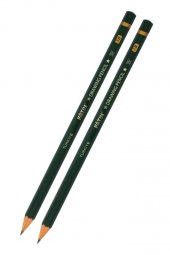 5B Resim Kalemi Dereceli Kalem 2 Adet Fatih Dereceli Resim Kalemi Yumuşak Uçlu Kurşun Kalem - 1