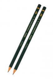 7B Resim Kalemi Dereceli Kalem 2 Adet Fatih Dereceli Resim Kalemi Yumuşak Uçlu Kurşun Kalem - 1