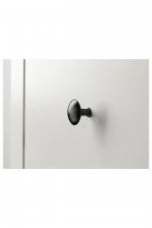 Komodin-Şifonyer HEMNES MeridyenDukkan Beyaz Vernik, 54x66 cm 2 Çekmeceli - 3