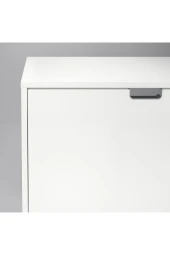 Ayakkabı Dolabı, STALL Beyaz Renk MeridyenDukkan 96x17x90 Cm, 4 Bölmeli Ayakkabılık thumbnail 2