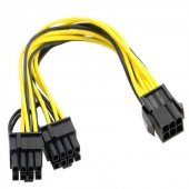 SpeedUF 4302 Pci e 8 Pin (6+2) 2X Pci-e Ekran Kartı Power Çoklayıcı Kablosu - 1