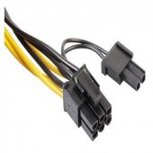 SpeedUF 4302 Pci e 8 Pin (6+2) 2X Pci-e Ekran Kartı Power Çoklayıcı Kablosu - 4