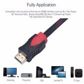 SpeedUF 4240 Hdmi Kablosu 1.4b 3D Örgülü Lcd Monitör Tv Bağlantı Kablosu 3 Metre - 3