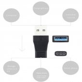 SpeedUF 4223 Usb 3.0 To Type C 3.1 Şarj Çevirici Dönüştürücü Adaptör - 4