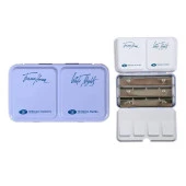 St. Petersburg Suluboya İçin Boş Metal Kutu 12li Açık Mavi - 1