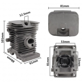 STİL MS 170 SİLİNDİR PİSTON SET 37 MM - 2