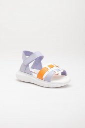 Şirinbebe Şiringenç Kare Baretli Lila Kız Bebek Çocuk Sandalet - 3