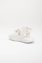 Şirinbebe Şiringenç Kelebek Model Beyaz Kız Bebek Çocuk Sandalet - 4