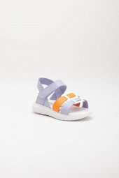 Şirinbebe Şiringenç Kare Baretli Lila Kız Bebek Çocuk Sandalet - 6