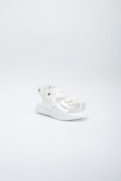Şirinbebe Şiringenç Kelebek Model Sedef Kız Bebek Çocuk Sandalet - 7