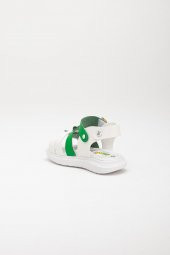 Şirinbebe Şiringenç Kelebek Model Yeşil Kız Bebek Çocuk Sandalet - 7