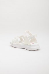 Şirinbebe Şiringenç Kare Baretli Beyaz Kız Bebek Çocuk Sandalet - 4