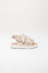 Şirinbebe Şiringenç Kelebek Model Gold Kız Bebek Çocuk Sandalet - 5
