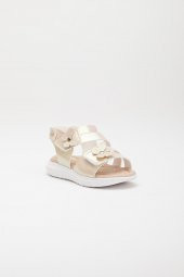 Şirinbebe Şiringenç Kelebek Model Gold Kız Bebek Çocuk Sandalet - 6