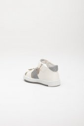 Şirinbebe Şiringenç Çiçekli Model Beyaz Kız ilkadım Bebek Çocuk Ayakkabı Sandalet thumbnail 7