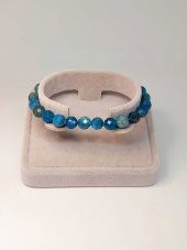 Apatit Taşı Faset Kesim 8mm Unisex Bileklik (42555-tek) thumbnail 1