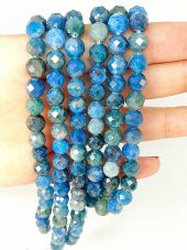 Apatit Taşı Faset Kesim 8mm Unisex Bileklik (42555-tek) thumbnail 6