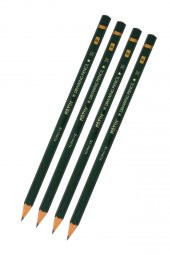 2B Resim Kalemi Dereceli Kalem 4 Adet Fatih Dereceli Resim Kalemi Yumuşak Uçlu Kurşun Kalem - 1