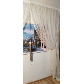 Vizon Rengi Perde Tül Toplama Halat Kordon Perde Tavan Braçol Tavan Takmatik Perde Halatı - 1