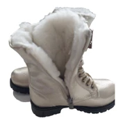 MODAVALS KELEBEK KANAT DETAYLI KIZ ÇOCUK BOT-SARI - 4