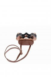 Baigish 6x24 Orjinal Deri Çantalı Prinç Kaplama Subay Dürbünü - Su Geçirmez - Rus Malı - 1000m/86m - 3