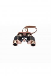 Baigish 6x24 Orjinal Deri Çantalı Prinç Kaplama Subay Dürbünü - Su Geçirmez - Rus Malı - 1000m/86m - 4