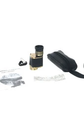 Nikula 6x24 Baıgısh, Askeri Tarzi Pirinç Ve Deri Kaplamalı, Deri Çantalı Monocular Dürbün Sarı ( Lisinya ) - 1