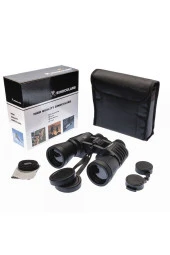 Nikula Kobal 7x50 – Geniş Ön Mercekli Profesyonel El Dürbünü – 1000m/56m – Siyah V2 - 1