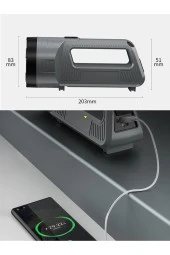 Watton Çınarcık Tog Güçlü Şarjlı Fener Masa Lambası Wt-603 - 2